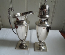 Antiker massiver Silber Krug