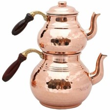 %100 Kupfer Teekanne