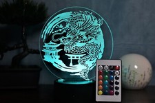 Drachen-Lampe im japanischen