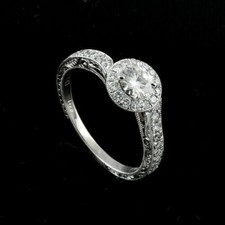 Weißer Moissanit 2,15 kt