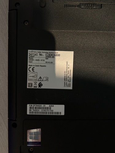 Fujitsu lifebook a359 - fujitsu,