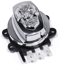 Zündschloss Chrom Totenkopf
