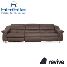 Himolla Leder Dreisitzer Braun