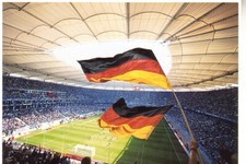 Postkarte : HAMBURG -  HSV Stadion / AOL Arena  bei Länderspiel