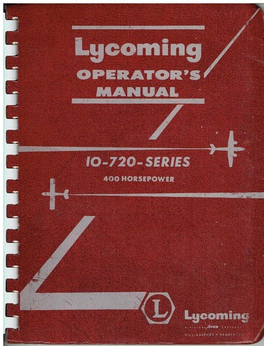 Avco lycoming 720 - lycoming, serie