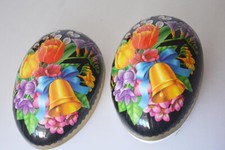 Altes DDR Papp Osterei Pappmache Ei -  Echt Erzgebirge Osterdeko Ostern