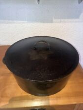 le creuset bräter 14,5 L Rund XXL Schmortopf Omas gusseiserner Bräter mit Deckel