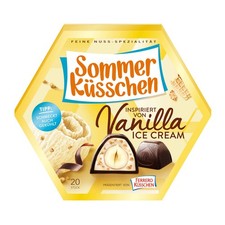 Ferrero Sommer Küsschen Vanilla Ice Cream Nusspralinen Packung 184g