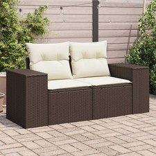 2-Sitzer Gartensofa mit Kissen