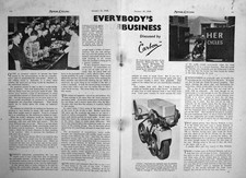 Original alter Vintage Print