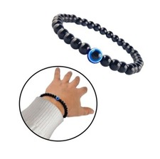 Armband schwarz mit blaue - armband,