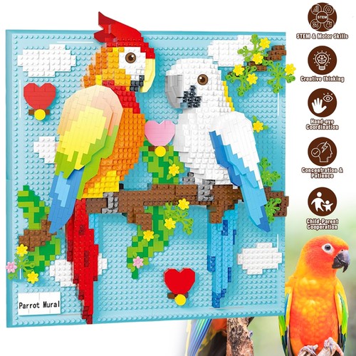 Papagei bausteine vogel tier - papagei,