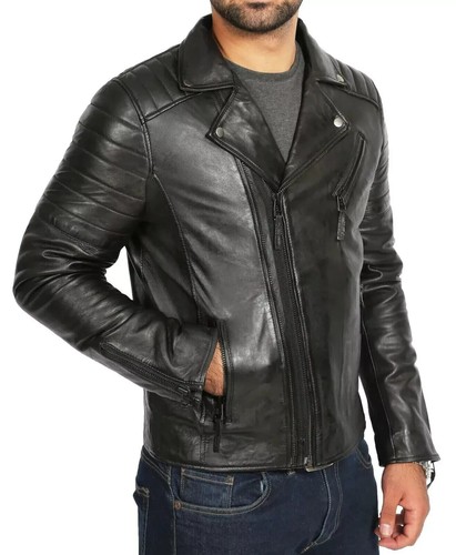 Herren schwarz lederjacke pure - herren,