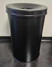 Papierkorb mit Flammenlöschkopf 30L schwarz Mülleimer Papiersammler Durable