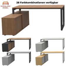 Schreibtisch mit Sideboard