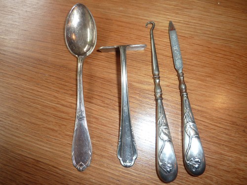 Antikes silber konvolut - antikes,