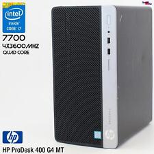 COMPUTER HP PRODESK 400 G4 MT BUSINESS PC CORE i7 7700 256GB SSD 8GB WINDOWS 10