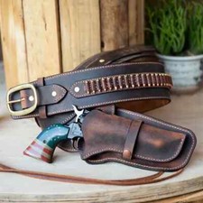 Gun Holster Belt Leather