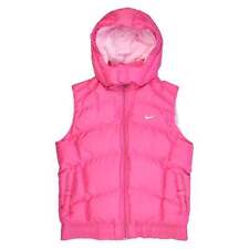 Nike Vintage Daunenweste Pufferweste Pink Winter Warm Kapuze Rare Gesteppt