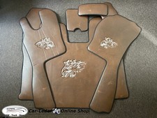 Truck floor mats set faux