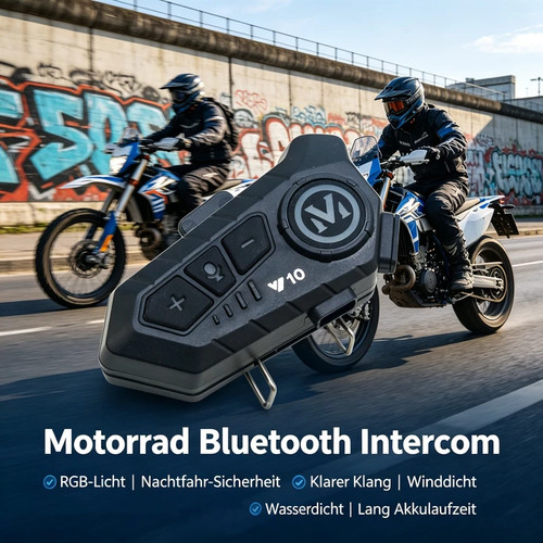 Motorrad-Helm-Headset
