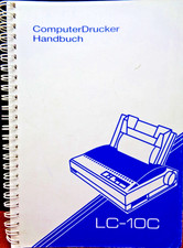COMMODORE 64/128 -- LC-10C COMPUTERDRUCKER HANDBUCH (STAR - MANUAL) #2DE