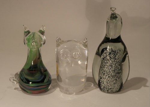 Lot glas kunst strauss - glas,