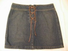Jeans Mini Rock MAGIC TRIBE Größe 38 Corsagen Schlitz