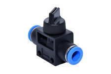 Pneumatik Druckluft Sperrhahn Absperrhahn Zweiwegeventil Kugelhahn HVFF 10 mm