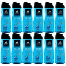Adidas Duschgel AFTER SPORT 12 x 400ml XL Flasche - Körper - Haare - Gesicht