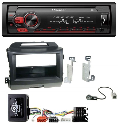 Pioneer dab 1din mp3 lenkrad - pioneer,