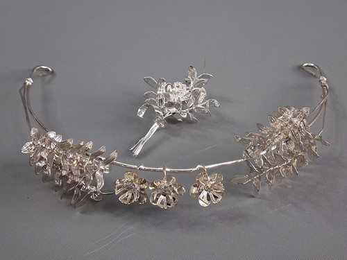 2er set schmuck silberhochzeit - schmuck,