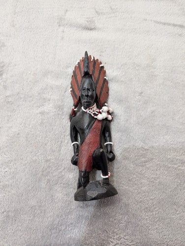 Afrikanische holzfigur massai - afrikanische,
