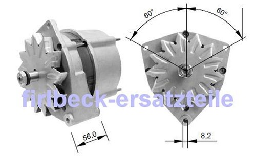 Lichtmaschine generator case - generator,