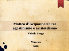 Matthäus von aquasparta - matthäus,
