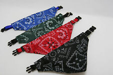 Hundehalsband mit Tuch Bandana, 3 Farbvarianten, Größe - S, M, L, XL.