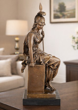 Bronze Skulptur Göttin Athena