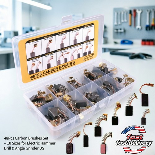 48x kohlebürsten set 10 - set, –