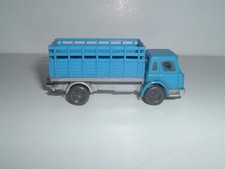 Wiking - International Harvester mit Gitteraufbau, himmelblau / silbergrau