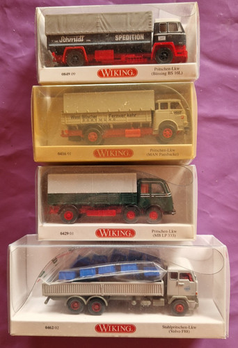 Wiking konvolut pritschen lkw - konvolut, pritschen-lkw
