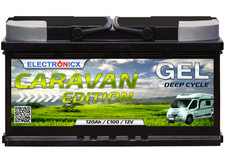 Electronicx Caravan Edition Gel Batterie 120 AH 12V Wohnmobil Boot Versorgung