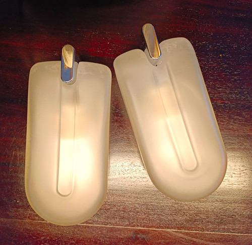 Wandleuchte innen oval - 2x,