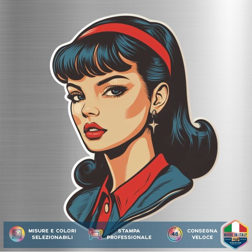 Vintage rockabilly pin - pin, up
