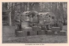 Kriegskasse einer Armee an der Westfront - 1WK Militär - 1916 ~15x10cm