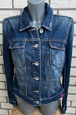 EDC by Esprit-Damen Jeansjacke-leichte Abschürfungen-blau-Größe XL (eher S)-NEU