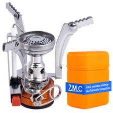 Mini Campingkocher Kartuschenkocher Camping Gas Kocher Faltbar + Gaskartuschen