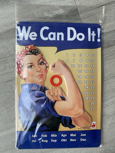Nostalgie blechschild kalender - nostalgie,