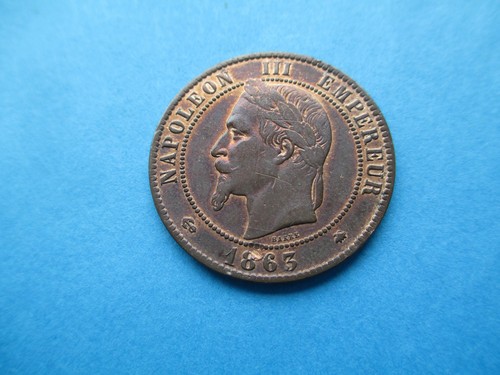 Dix centimes 1863 napoleon - dix,