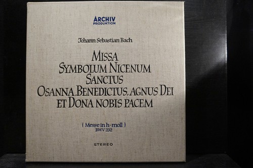 Bach messe in - j.s.,