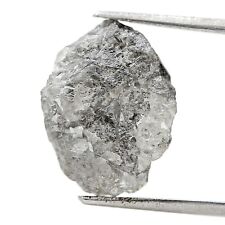 Earthmine Diamant 8.08TCW Silber Grau Funkelnde Natur Irregular Form Für Gift